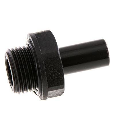 Racor de 10mm x G3/8'' con rosca macho POM NBR [5 Piezas]