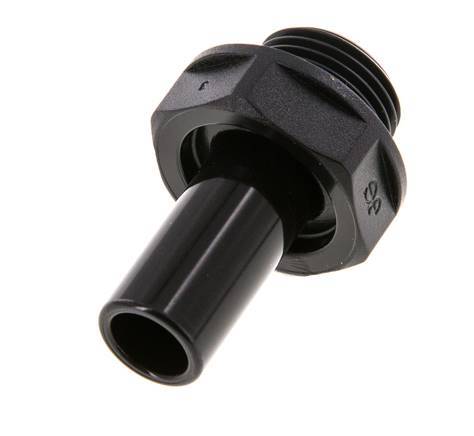 Racor de 12mm x G3/8'' con rosca macho POM NBR [5 Piezas]