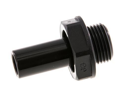 Racor de 12mm x G3/8'' con rosca macho POM NBR [5 Piezas]