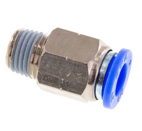 Racor de 3/8'' x 1/4'' NPT con rosca macho Latón/PBT NBR [2 piezas]