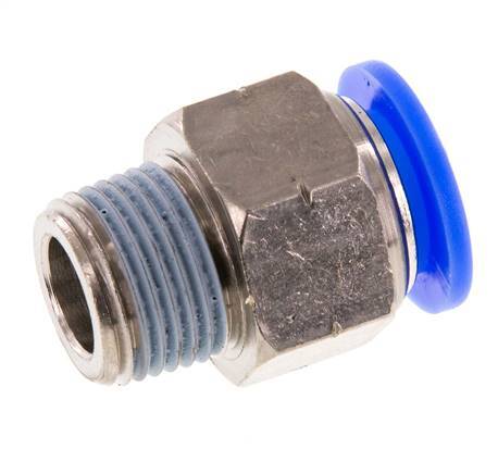Racor de 1/2'' x 3/8'' NPT con rosca macho Latón/PBT NBR [2 piezas]