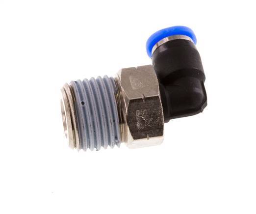 Codo de 90 grados 1/8'' x 1/8'' NPT con rosca macho Latón/PBT NBR giratorio [2 piezas]