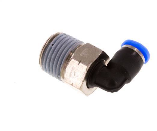 Codo de 90 grados 1/8'' x 1/8'' NPT con rosca macho Latón/PBT NBR giratorio [2 piezas]