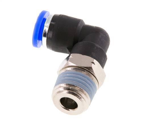 Codo de 90 grados 1/4'' x 1/4'' NPT con rosca macho Latón/PBT NBR giratorio [2 piezas]