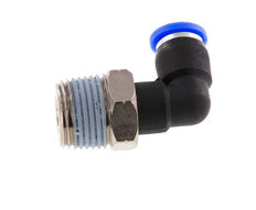 Codo de 90 grados 1/4'' x 3/8'' NPT con rosca macho latón/PBT NBR giratorio [2 piezas]
