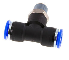 Racor en T de 3/8'' x 1/4'' NPT con rosca macho Latón/PBT NBR Giratorio
