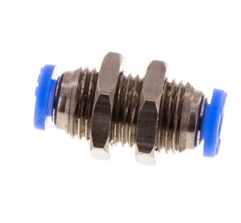Racor de 1/8'' Latón/PBT NBR Bulkhead [2 Piezas]