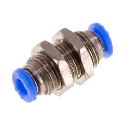 Racor de 1/8'' Latón/PBT NBR Bulkhead [2 Piezas]