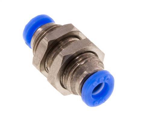 Racor de 1/8'' Latón/PBT NBR Bulkhead [2 Piezas]