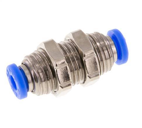 Racor de 5/32'' Latón/PBT NBR Bulkhead [2 Piezas]