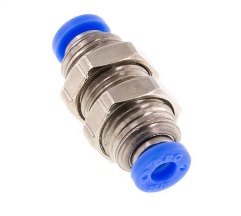 Racor de 5/32'' Latón/PBT NBR Bulkhead [2 Piezas]