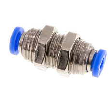 Racor de 5/32'' Latón/PBT NBR Bulkhead [2 Piezas]