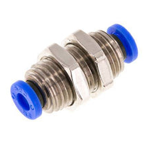 Racor de 3/16'' Pasamuros de latón/PBT NBR [2 piezas]