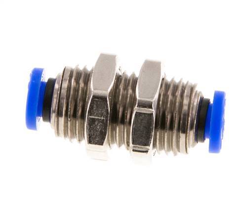Racor de 3/16'' Pasamuros de latón/PBT NBR [2 piezas]