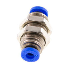 Racor de 3/16'' Pasamuros de latón/PBT NBR [2 piezas]