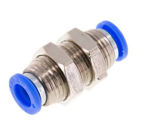 Racor de 5/16'' Latón/PBT NBR Bulkhead [2 Piezas]