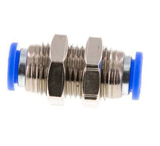 Racor de 5/16'' Latón/PBT NBR Bulkhead [2 Piezas]