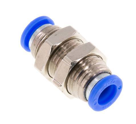 Racor de 5/16'' Latón/PBT NBR Bulkhead [2 Piezas]