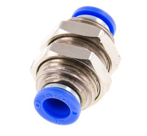Racor de 3/8'' Latón/PBT NBR Pasamuros