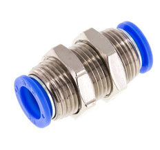 Racor de 1/2'' Latón/PBT NBR Pasamuros