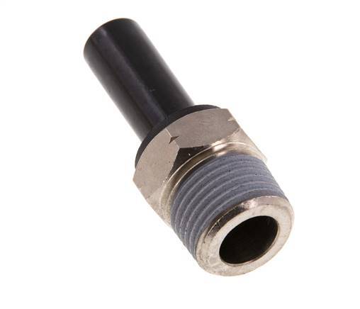 Racor de 1/2'' x 1/2'' NPT con rosca macho Latón/PBT NBR