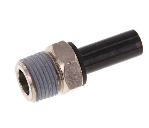 Racor de 1/2'' x 1/2'' NPT con rosca macho Latón/PBT NBR