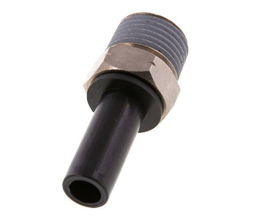 Racor de 1/2'' x 1/2'' NPT con rosca macho Latón/PBT NBR