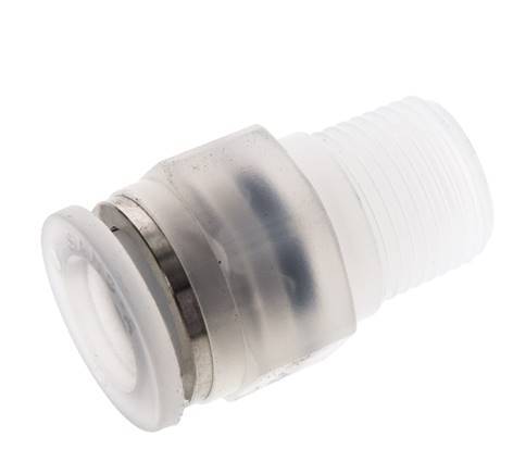 Racor de 12mm x R3/8'' con rosca macho de latón FKM