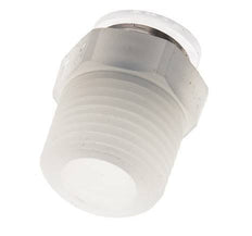 Racor de 10mm x R1 2'' con rosca macho PA/POM NBR