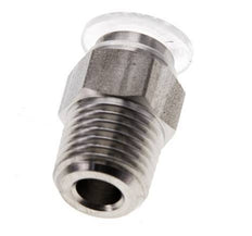 Racor de 8mm x R1/4'' con rosca macho Acero inoxidable/PA EPDM/PTFE
