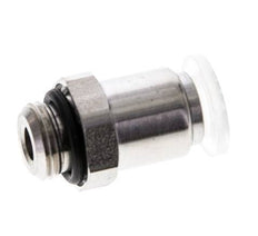 Racor de 6mm x G1/8'' con rosca macho PA/Acero inoxidable EPDM