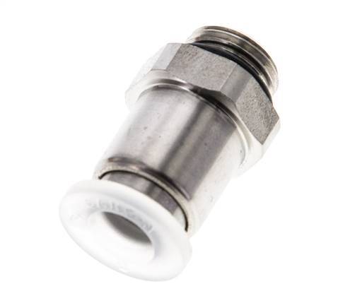 Racor de 6mm x G1/8'' con rosca macho PA/Acero inoxidable EPDM