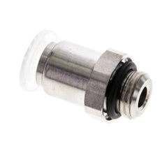 Racor de 6mm x G1/8'' con rosca macho PA/Acero inoxidable EPDM