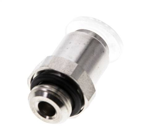 Racor de 6mm x G1/8'' con rosca macho PA/Acero inoxidable EPDM