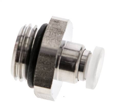 Racor de 4mm x G1/4'' con rosca macho PA/Acero inoxidable EPDM