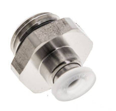 Racor de 4mm x G1/4'' con rosca macho PA/Acero inoxidable EPDM