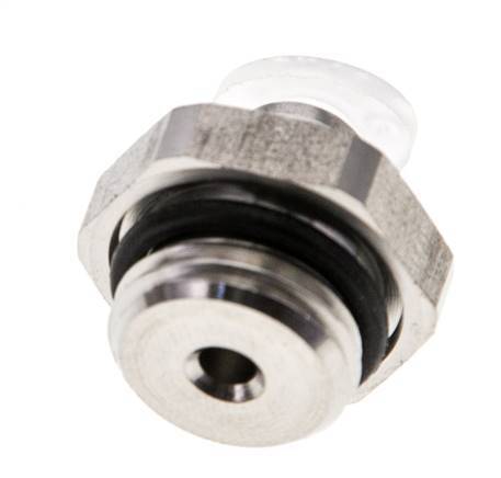 Racor de 4mm x G1/4'' con rosca macho PA/Acero inoxidable EPDM