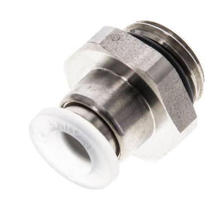 Racor de 6mm x G1/4'' con rosca macho PA/Acero inoxidable EPDM