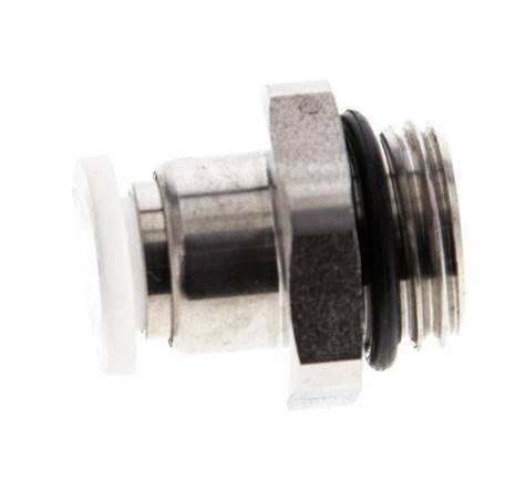 Racor de 6mm x G1/4'' con rosca macho PA/Acero inoxidable EPDM