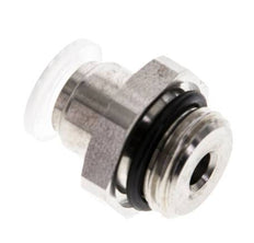Racor de 6mm x G1/4'' con rosca macho PA/Acero inoxidable EPDM