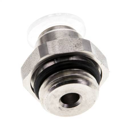 Racor de 6mm x G1/4'' con rosca macho PA/Acero inoxidable EPDM