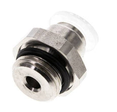 Racor de 6mm x G1/4'' con rosca macho PA/Acero inoxidable EPDM