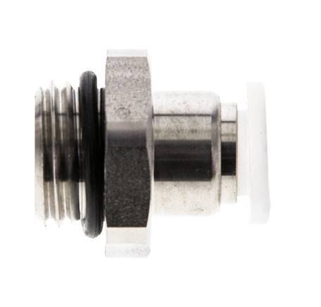 Racor de 6mm x G1/4'' con rosca macho PA/Acero inoxidable EPDM