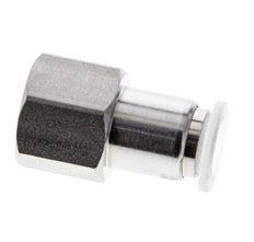Racor de 8mm x G1/4'' con rosca hembra Acero inoxidable/PA EPDM/PTFE
