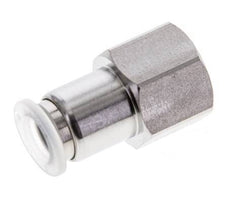 Racor de 8mm x G1/4'' con rosca hembra Acero inoxidable/PA EPDM/PTFE