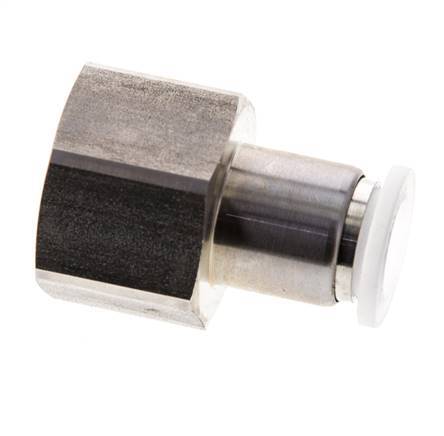 Racor de 10mm x G1/2'' con rosca hembra Acero inoxidable/PA EPDM/PTFE