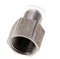 Racor de 10mm x G1/2'' con rosca hembra Acero inoxidable/PA EPDM/PTFE