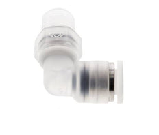 Racor de 6mm x R1/8'' 90deg con rosca macho Latón FKM Giratorio