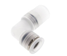 Codo de 90 grados 10mm x R3/8'' con rosca macho latón FKM giratorio