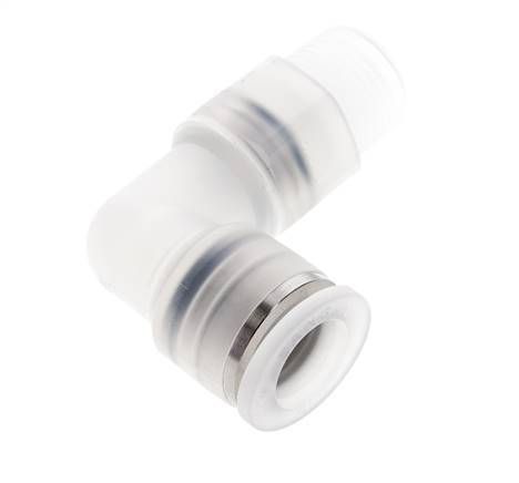 Codo de 90 grados 12mm x R3/8'' con rosca macho Latón FKM Giratorio